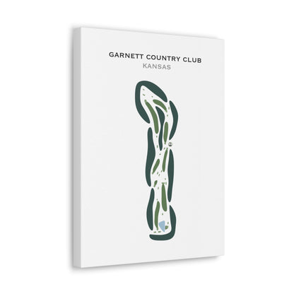 Garnett Country Club, Kansas - Printed Golf Courses