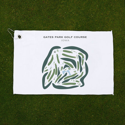 Gates Park Golf Course, Iowa - Printed Golf Courses