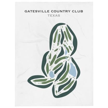 Gatesville Country Club, Texas - Printed Golf Courses