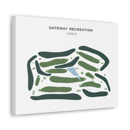 Gateway Recreation, Iowa - Printed Golf Courses