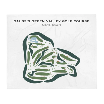 Gauss's Green Valley Golf Course, Michigan - Printed Golf Courses