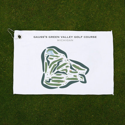 Gauss's Green Valley Golf Course, Michigan - Printed Golf Courses