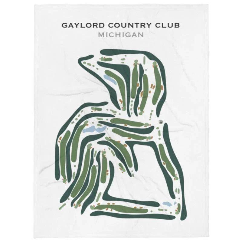 Gaylord Country Club, Michigan - Printed Golf Course