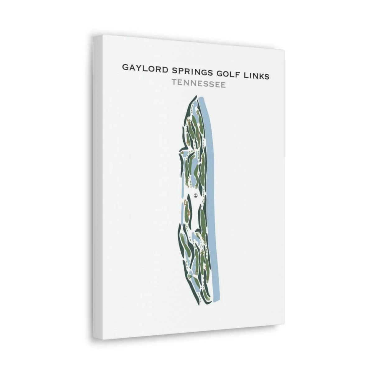 Gaylord Springs Golf Links, Tennessee - Printed Golf Courses