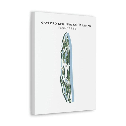Gaylord Springs Golf Links, Tennessee - Printed Golf Courses