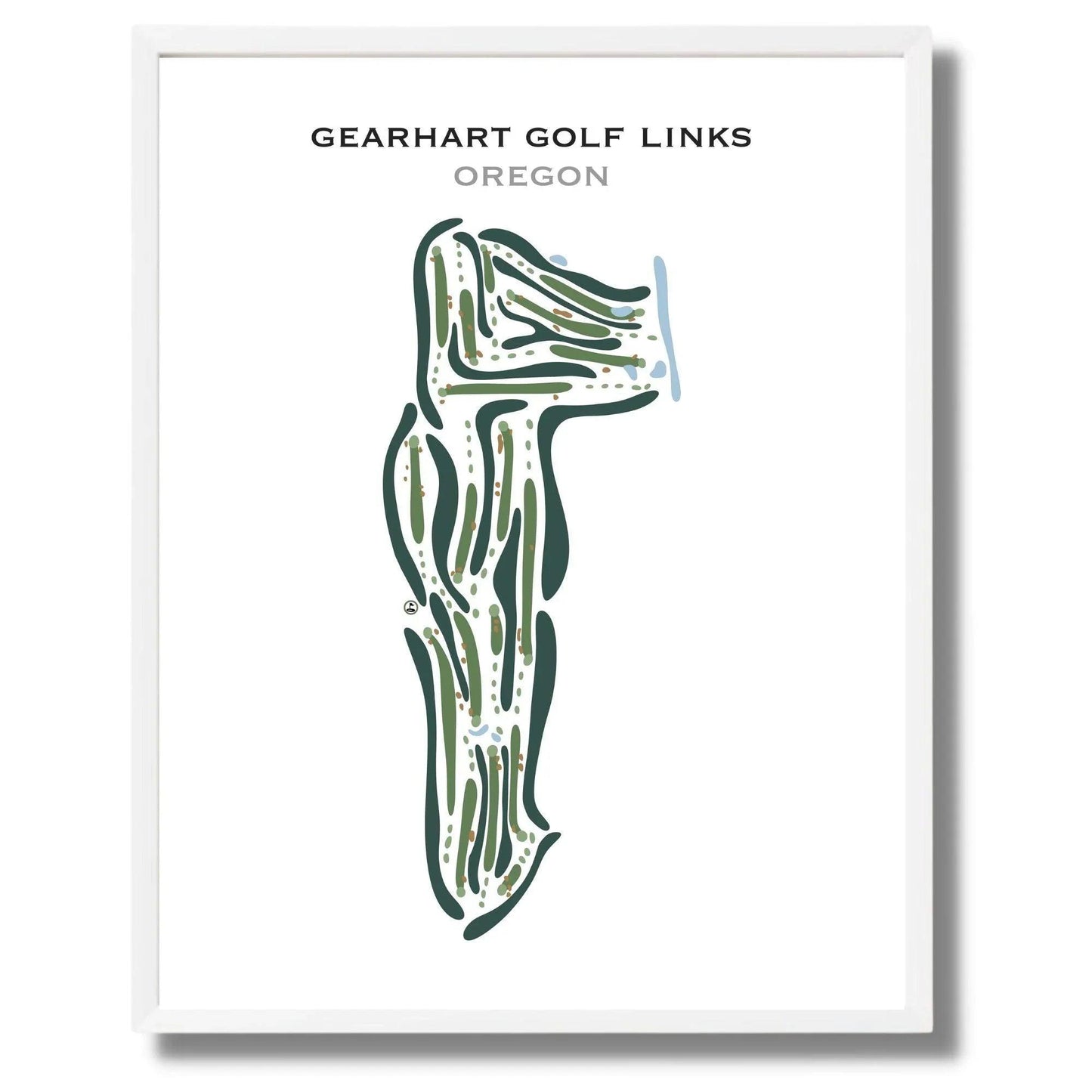 Gearhart Golf Links, Oregon - Printed Golf Courses