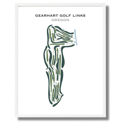 Gearhart Golf Links, Oregon - Printed Golf Courses