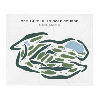 Gem Lake Hills Golf Course, Minnesota - Printed Golf Courses