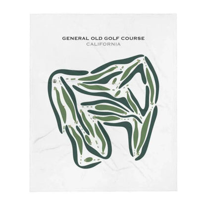 General Old Golf Course, California - Printed Golf Courses