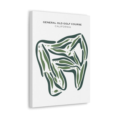 General Old Golf Course, California - Printed Golf Courses