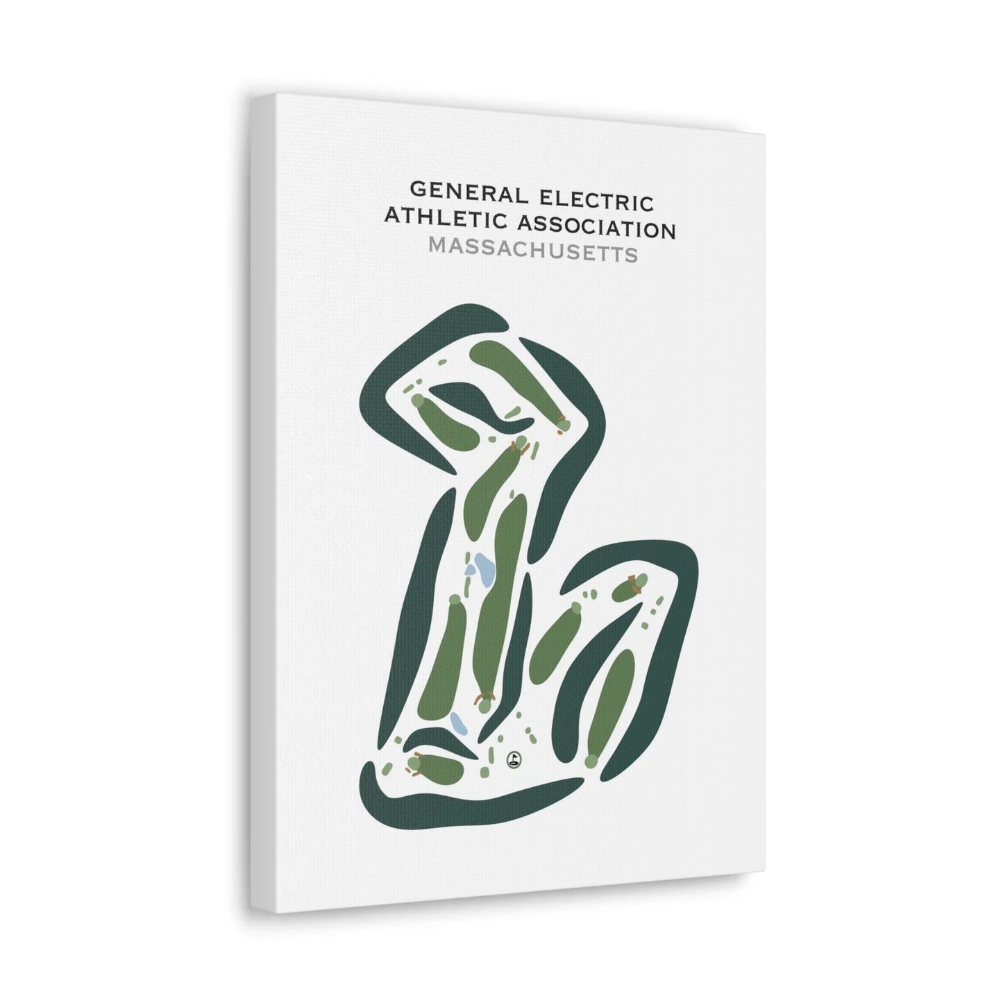 General Electric Athletic Association, Massachusetts - Printed Golf Courses