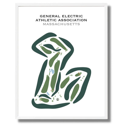 General Electric Athletic Association, Massachusetts - Printed Golf Courses