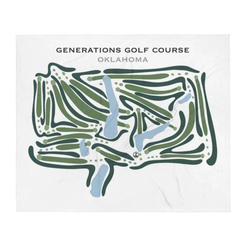Generations Golf Course, Oklahoma - Printed Golf Courses