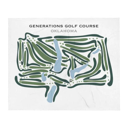 Generations Golf Course, Oklahoma - Printed Golf Courses