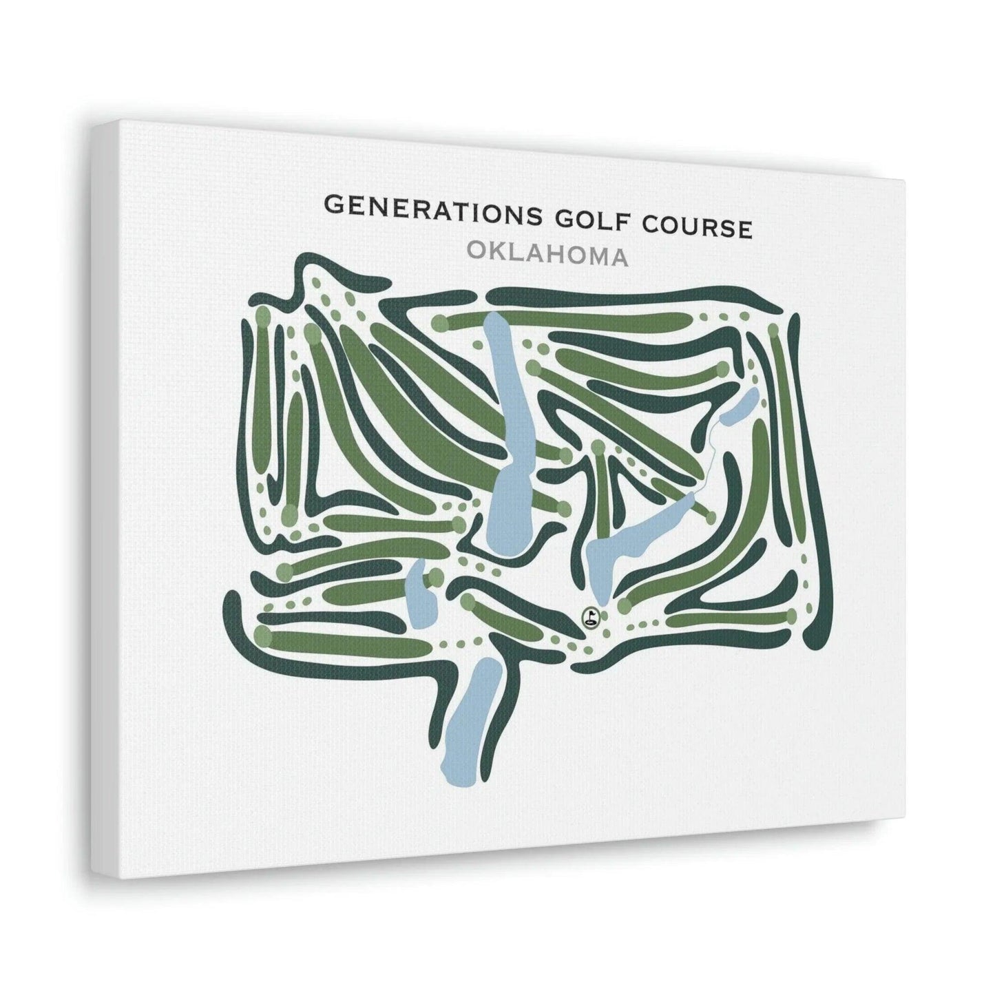 Generations Golf Course, Oklahoma - Printed Golf Courses
