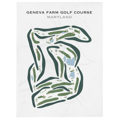 Geneva Farm Golf Course, Maryland - Printed Golf Courses