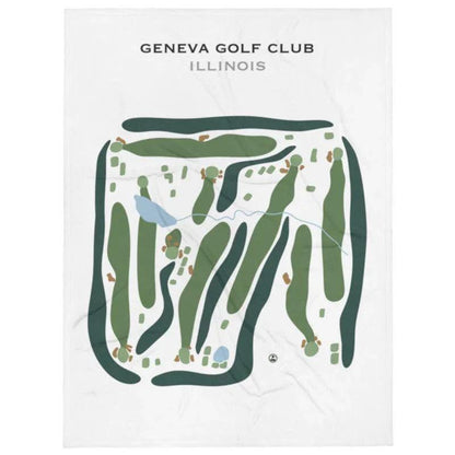 Geneva Golf Club, Illinois - Printed Golf Course