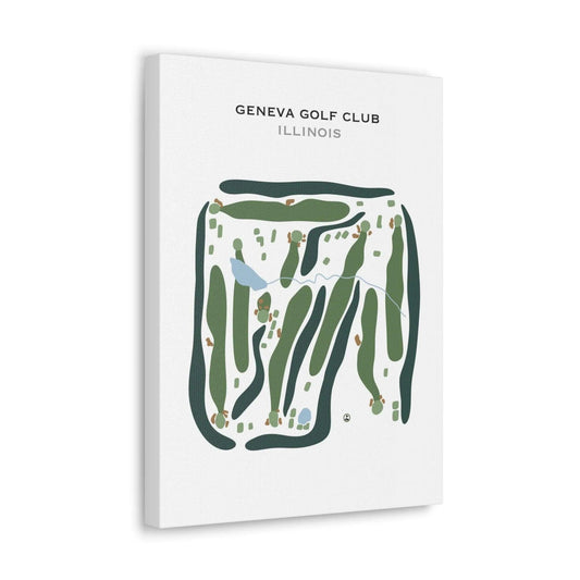 Geneva Golf Club, Illinois - Printed Golf Course