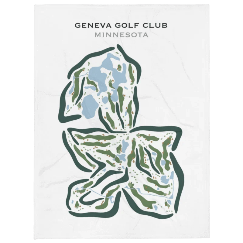 Geneva Golf Club, Minnesota - Printed Golf Courses