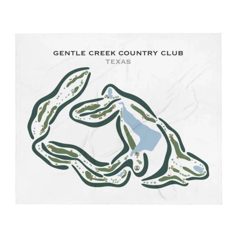 Gentle Creek Country Club, Texas - Printed Golf Courses