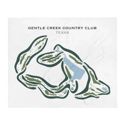 Gentle Creek Country Club, Texas - Printed Golf Courses