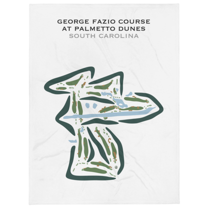 George Fazio Golf Course at Palmetto Dunes, South Carolina - Printed Golf Courses