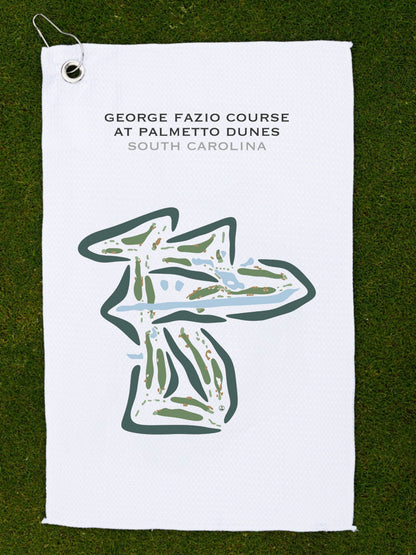 George Fazio Golf Course at Palmetto Dunes, South Carolina - Printed Golf Courses