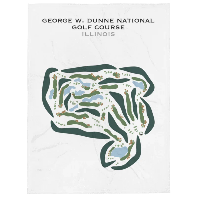 George W. Dunne National Golf Course, Illinois - Printed Golf Courses