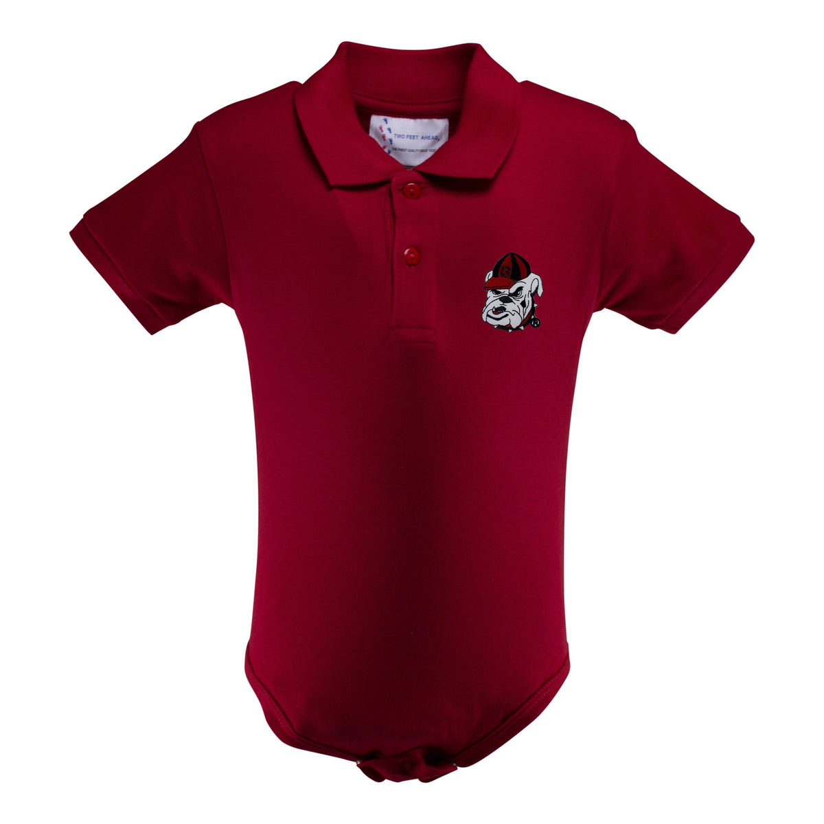 Georgia Golf Shirt Baby Boy Onesie