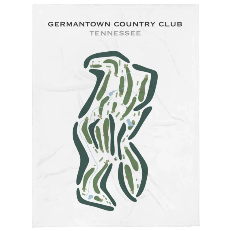 Germantown Country Club, Tennessee - Printed Golf Courses