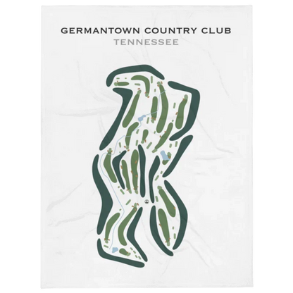 Germantown Country Club, Tennessee - Printed Golf Courses