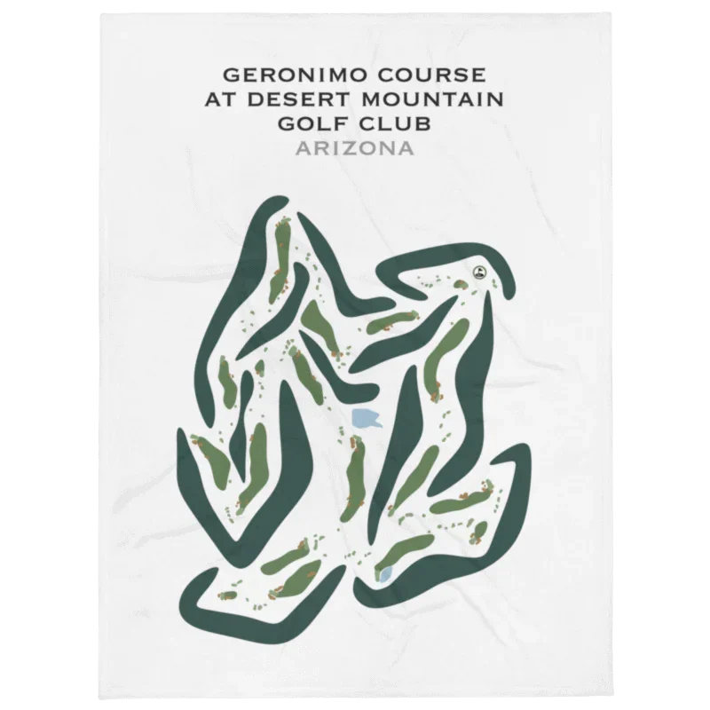 Geronimo Course at Desert Mountain Golf Club, Arizona - Printed Golf Courses