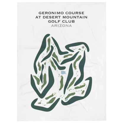 Geronimo Course at Desert Mountain Golf Club, Arizona - Printed Golf Courses