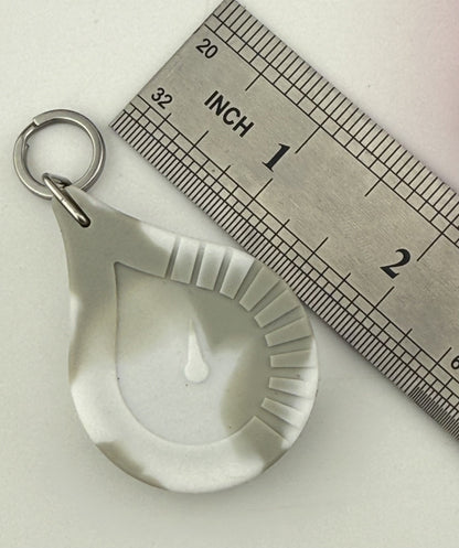 Magnetic AirTag Holder + Keychain Ring