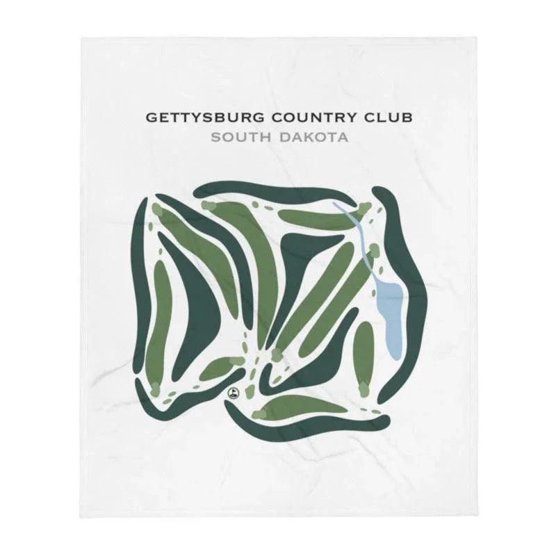 Gettysburg Country Club, South Dakota - Printed Golf Courses
