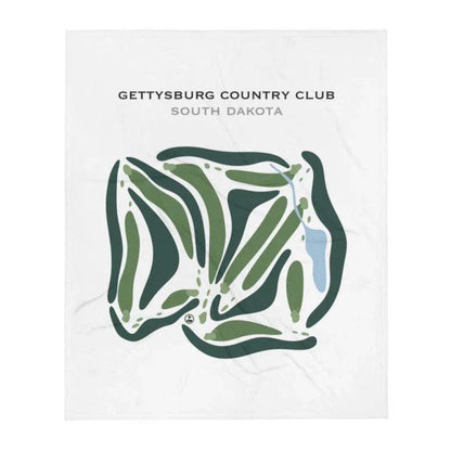 Gettysburg Country Club, South Dakota - Printed Golf Courses