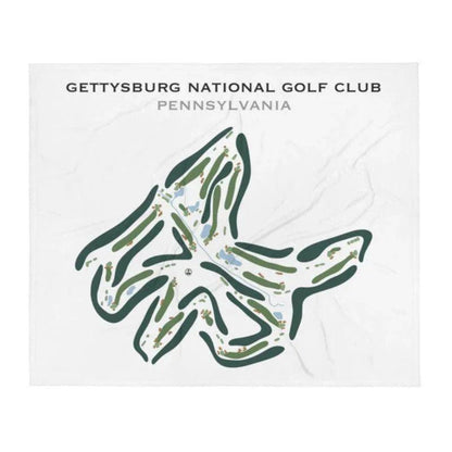 Gettysburg National Golf Club, Pennsylvania - Printed Golf Course