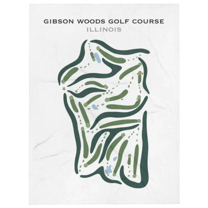 Gibson Woods Golf Course, Illinois - Printed Golf Courses