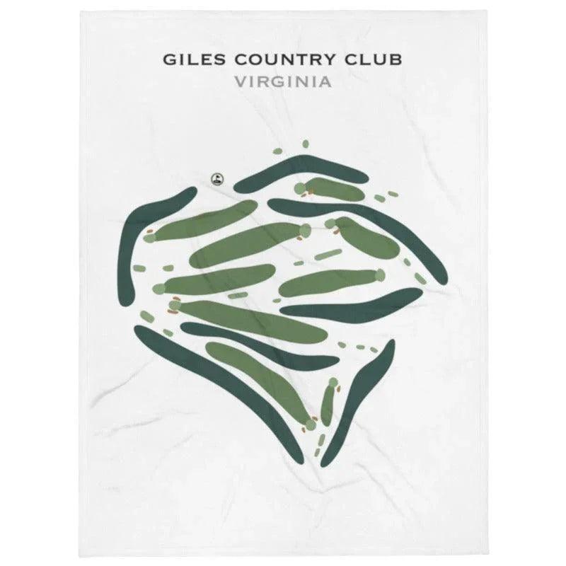 Giles Country Club, Virginia - Printed Golf Course