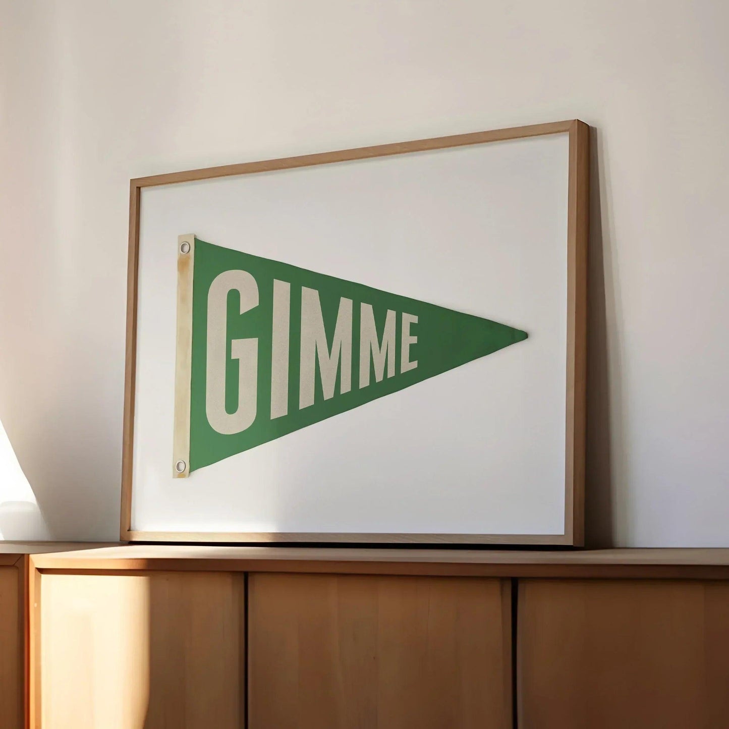 Gimme_Pennant_Green_FramedCrezAngleSmall - GOLF LEAGUE