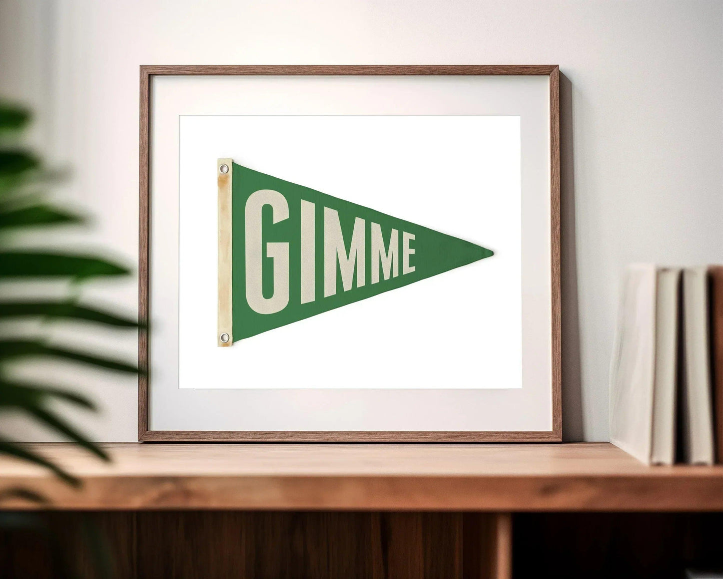 Gimme_Pennant_Green_FramedShelf1 - GOLF LEAGUE