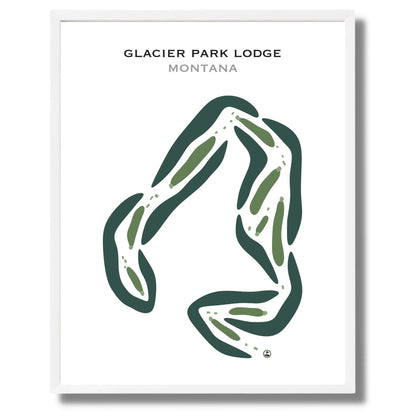 Glacier Park Lodge, Montana - Printed Golf Courses