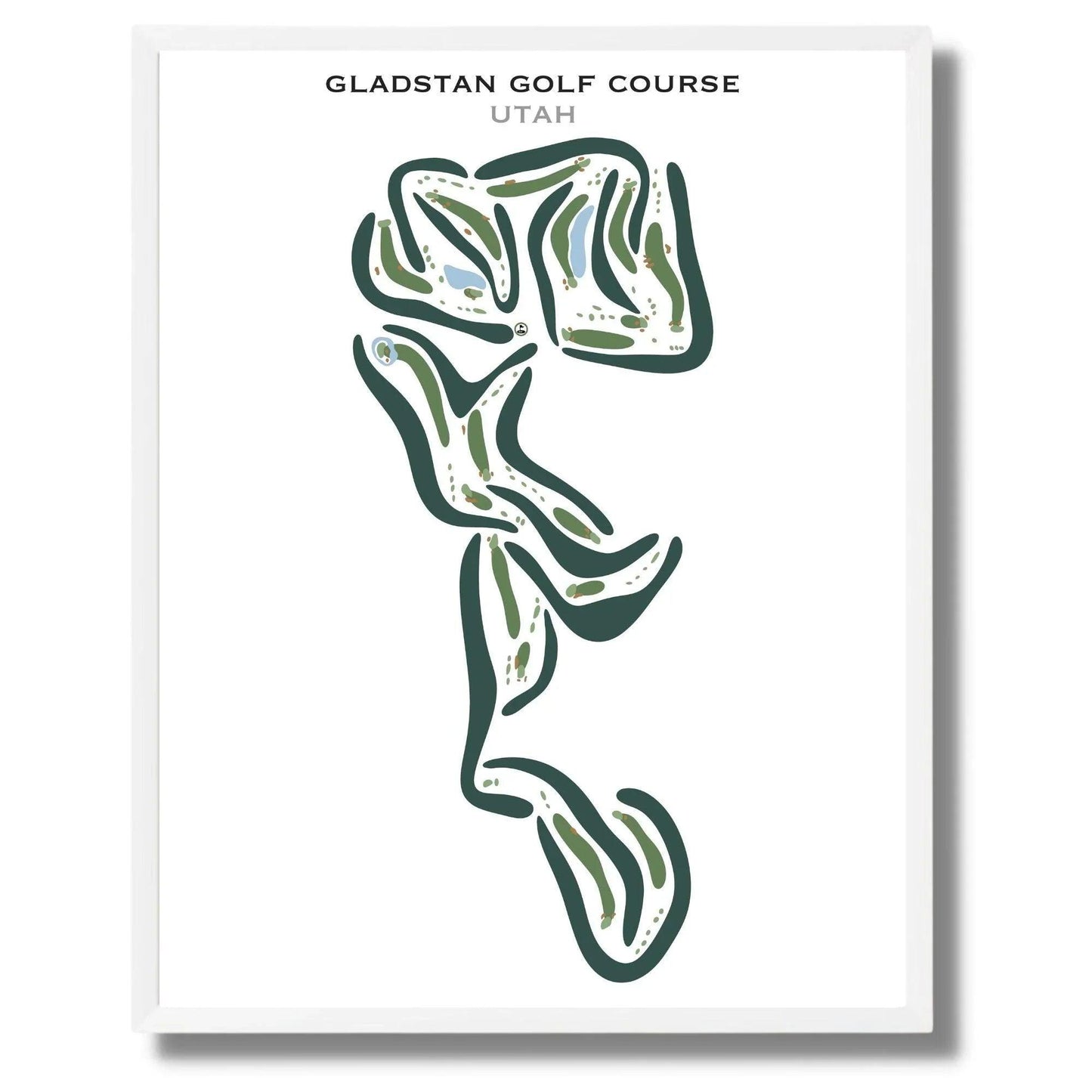 Gladstan Golf Course, Utah - Printed Golf Courses