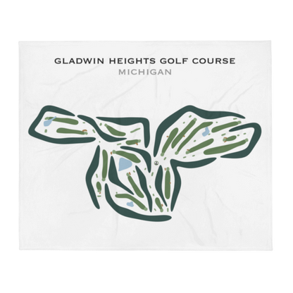 Gladwin Heights Golf Course, Michigan - Printed Golf Courses