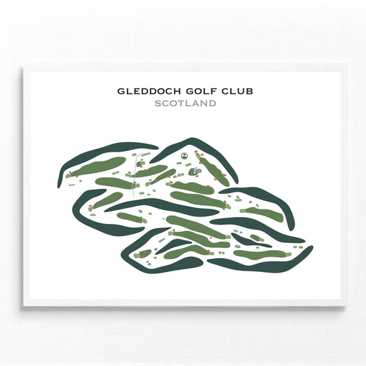 Gleddoch Golf Club, Scotland - Printed Golf Courses