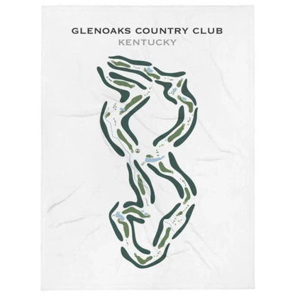 GlenOaks Country Club, Kentucky - Printed Golf Course