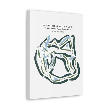 GlenRiddle Golf Club War Admiral Course, Maryland - Printed Golf Courses