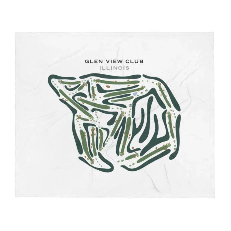 Glen View Club, Illinois - Printed Golf Courses