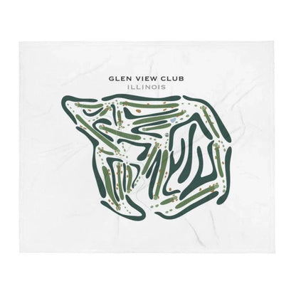 Glen View Club, Illinois - Printed Golf Courses