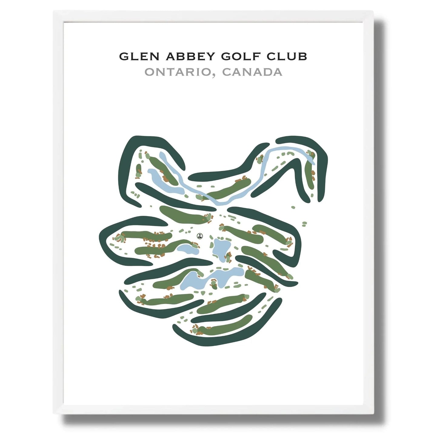 Glen Abbey Golf Club, Ontario, Canada - Printed Golf Courses